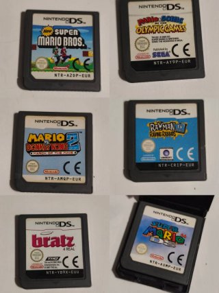 Lote 5 Juegos Nintendo DS (Mario, Bratz, Rayman)