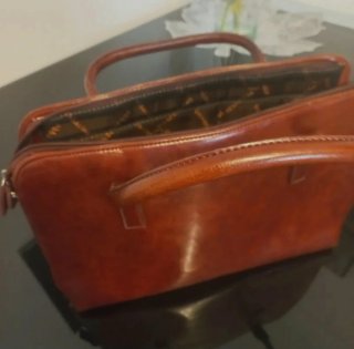 Bolso de mano marrón ABBACINO