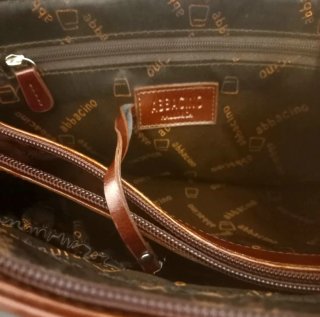 Bolso de mano marrón ABBACINO
