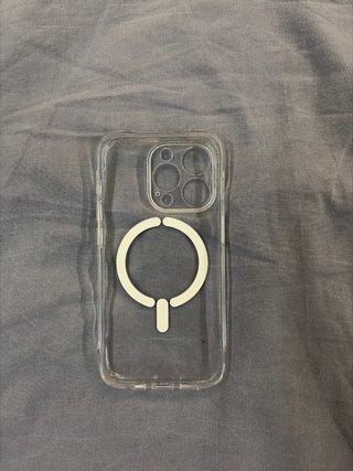 Custodia trasparente iPhone 15 Pro anti-ingiallimento