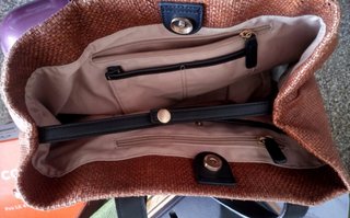 Bolso rafia Adolfo Dominguez