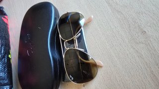Gafas de sol Ray-Ban RB3025 Aviator Dorado Verde