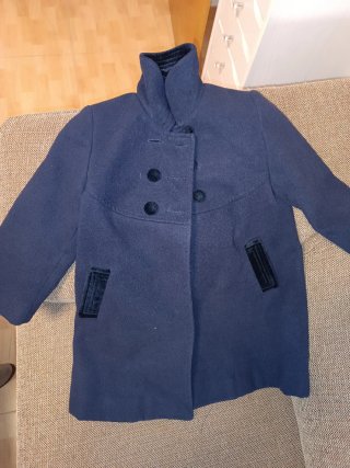 Abrigo niña azul 6/7 años