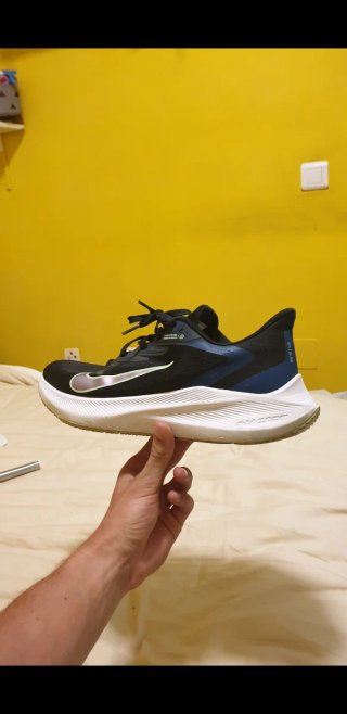 Zapatillas Nike Zoom Winflo 7 Negro/Azul
