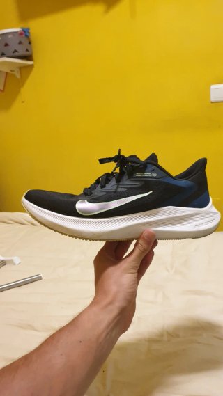 Zapatillas Nike Zoom Winflo 7 Negro/Azul
