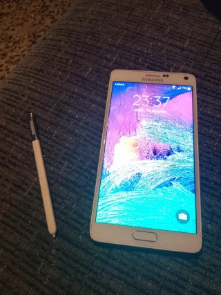 Samsung Galaxy Note 4 Blanco/Plateado