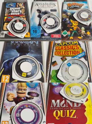 Lote de 7 juegos PSP UMD