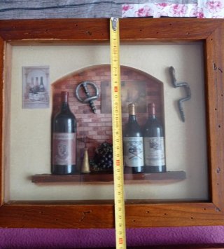 2 Cuadros Bodegones Madera y Cristal