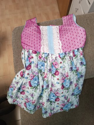 Vestido niña 6/7 años floral
