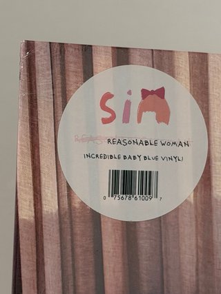 Vinilo Sia - Reasonable Woman (Azul)