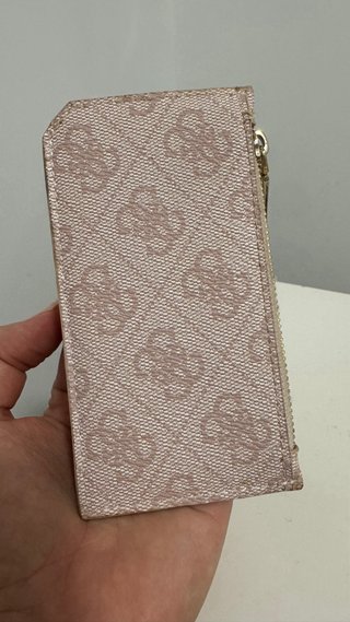 Cartera Guess Rosa y Dorada