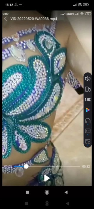 Vestido de fiesta gitana