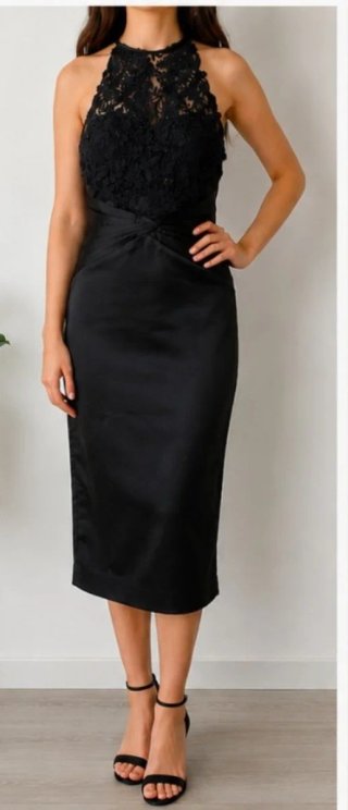 Vestido fiesta Coast T.38 Negro