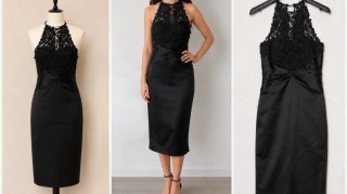 Vestido fiesta Coast T.38 Negro