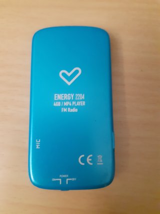 Reproductor MP4 Energy Sistem 4GB Azul