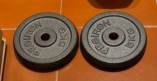 Proiron 5Kg Pesas Mancuerna (2 unidades)