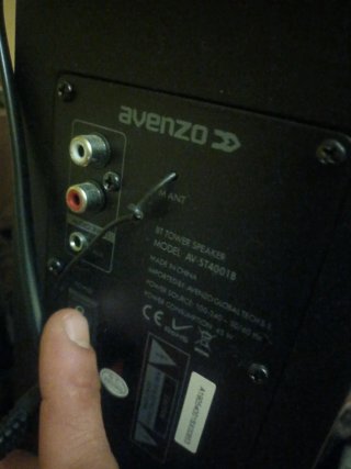 Altavoz Torre Negro