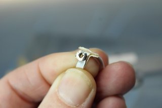 Pendientes botón oreja plata de ley: Peces, pececitos.