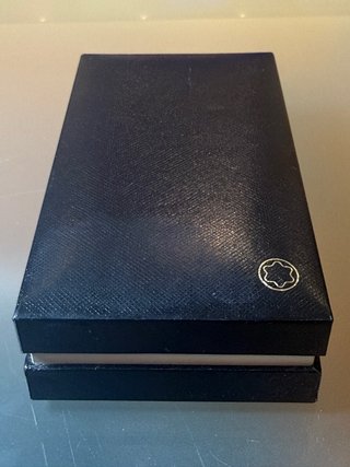 Llavero Montblanc Negro y Plateado