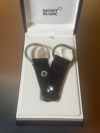 Llavero Montblanc Negro y Plateado
