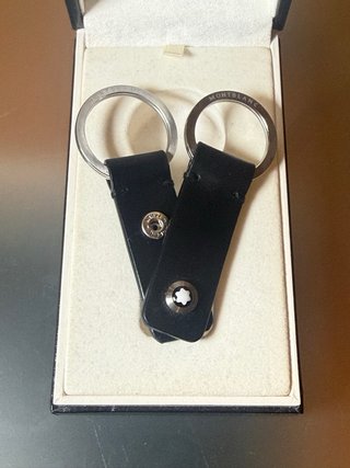 Llavero Montblanc Negro y Plateado