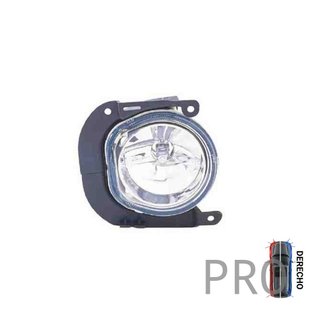 Faro Antiniebla Antiniebla Transparente - Derecho - Citroën CITROEN NEMO (2008 en adelante)