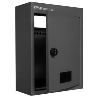 Buzón a través de la pared 31.8x16x42.9 cm con cerradura de código negro