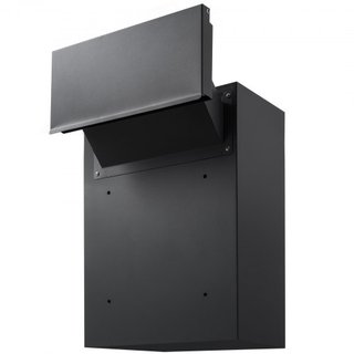 Buzón a través de la pared 31.8x16x42.9 cm con cerradura de código negro