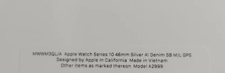 Apple Watch Serie 10 46mm + correas