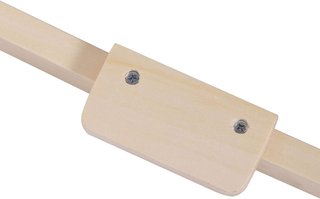 Caballo Balancín para Niños de Madera, Juguete de Montar para Niños de Peluche, 74X33X62 Cm, Marrón