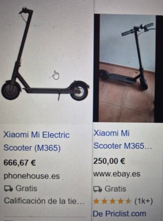 Patinete Eléctrico Xiaomi M365 Blanco