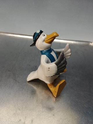 Figura PVC, Gaviota Aviadora Wilbur - Personaje de los Rescatadores de Cangurolandia - Disney.
