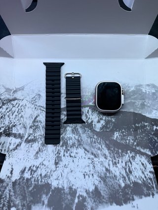 Apple Watch Ultra Negro/Plateado nuevo