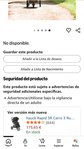 Carrito Hauck Rapid 3 Plus