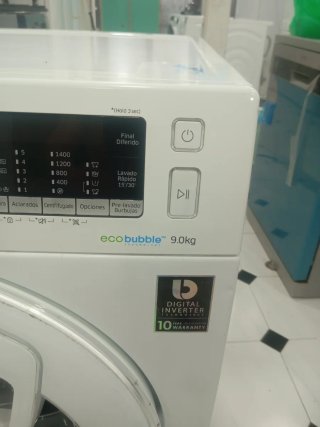 Lavadora Samsung ecobubble 9kg