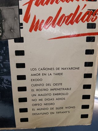 disco, lp, descatolagado, Various – Filmando Melodías , LP, Comp 1962, Spain
