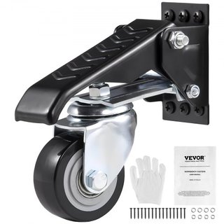 Ruedas de Caster para Banco de Trabajo, Capacidad de Carga de 74.8kg, Juego de 4, Ruedas Retráctiles de 6.3cm de Alta Resistencia, Ruedas Ajustables Montadas Lateralmente con Giro de 360° para Ban...