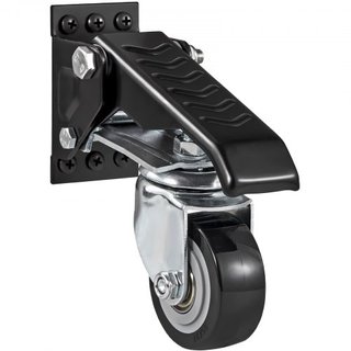 Ruedas de Caster para Banco de Trabajo, Capacidad de Carga de 74.8kg, Juego de 4, Ruedas Retráctiles de 6.3cm de Alta Resistencia, Ruedas Ajustables Montadas Lateralmente con Giro de 360° para Ban...