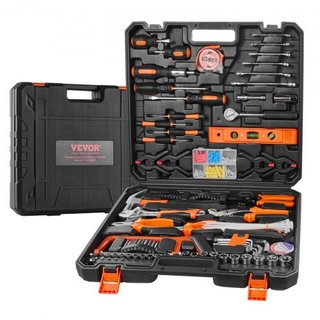 Kit de Herramientas, Juego de Herramientas de Mano General de 216 Piezas, Kit de Herramientas para Reparaciones del Hogar con Estuche de Almacenamiento Portátil, Acero de Alta Calidad, para Manten...