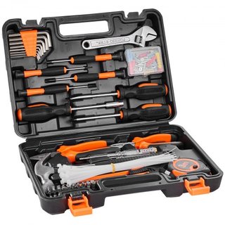 Kit de Herramientas, Juego de Herramientas de Mano General de 216 Piezas, Kit de Herramientas para Reparaciones del Hogar con Estuche de Almacenamiento Portátil, Acero de Alta Calidad, para Manten...
