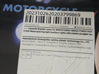 Faros antiniebla LED moto BMW