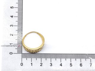 anillo oro 18k con piedra con circonita t. 21 (19,42 mm)