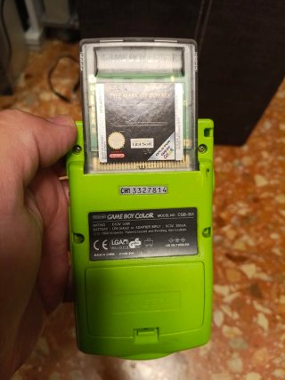 Lote Game Boy Color Verde + Juegos