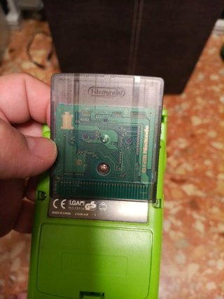 Lote Game Boy Color Verde + Juegos