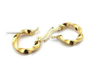 argollas oro 18k