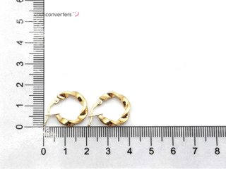 argollas oro 18k