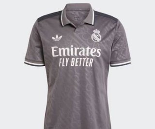 Camiseta Real Madrid Adidas Gris