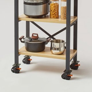 Ruedas Niveladoras, Juego de 4, Capacidad de Carga Total de 499 kg, 5.1 cm, Pesadas con Diseño de Mango Mejorado, Ruedas Giratorias de 360 Grados, Ruedas Ajustables con Pies para Banco de Trabajo,...
