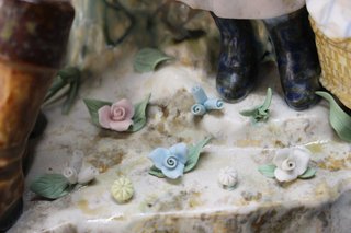 Porcelana Artística Levantina. Conjunto escultórico. Años 70.