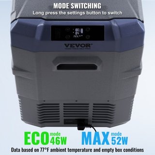 Refrigerador de Coche, Congelador Portátil de Doble Zona de 39 L, Refrigerador de Coche de 12 Voltios, Rango Ajustable de -4℉-68℉, Enfriador de Compresor de 12/24V DC y 100-240V AC para Exterior, ...
